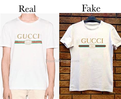 gucci shirt fake vs real